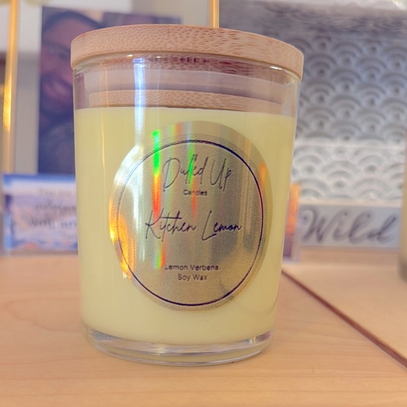 Hand Crafted Other - DolledUp Candles- 7oz Kitchen Lemon Scented Soy Wax Candle